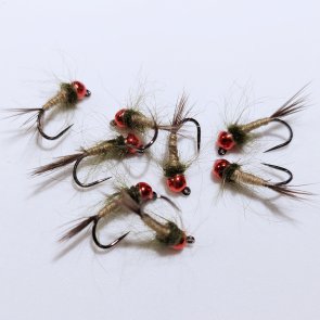 Olive & Cream Red Head
