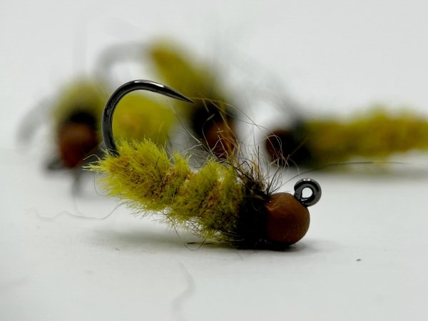 Zoom bild av Furry Foam Olive Yellow