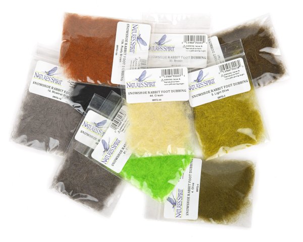 Zoom bild av Nature's Spirit Snowshoe Rabbit Foot Dubbing